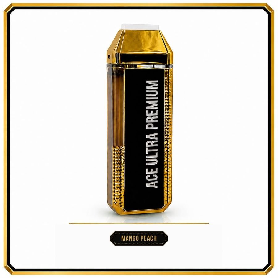 Mango Peach — ACE ULTRA FIFA THC diamond sauce disposable vape