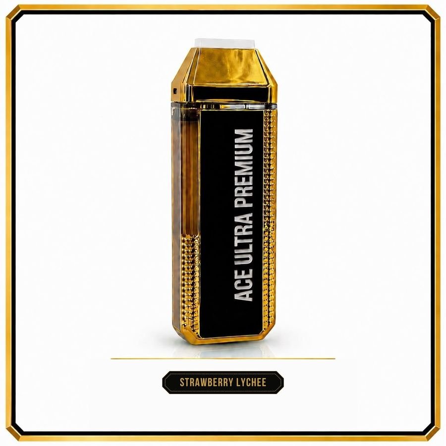 Strawberry Lychee — ACE ULTRA FIFA THC diamond sauce disposable vape
